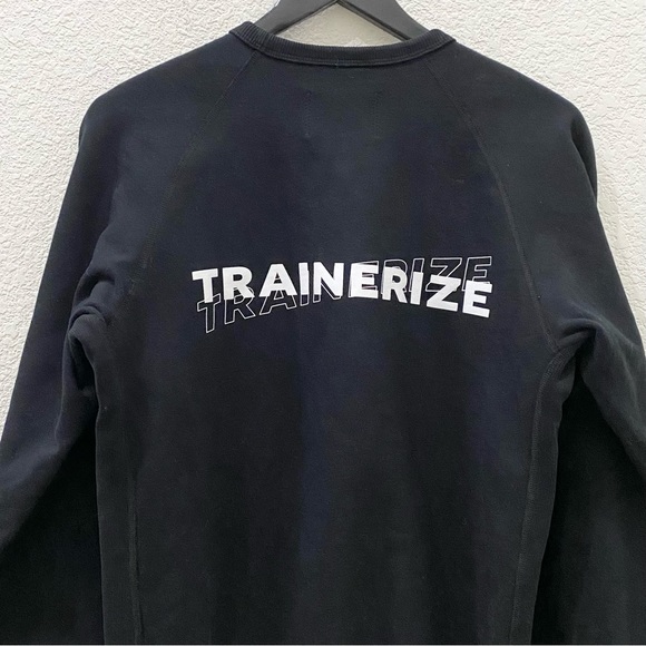 REIGNING CHAMP Trainerize Classic Crewneck Black Sweathirt Men’s Size M - Picture 3 of 8